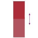vidaXL Jaluzea cu role opace Roșu 55x150 cm lățime material 50,7 cm vidaXL Jaluzea cu role opace Roșu 55x150 cm lățime material 50,7 cm