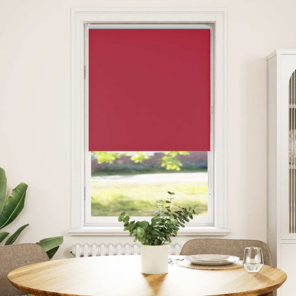 vidaXL Jaluzea cu role opace Roșu 65x150 cm lățime material 60,7 cm