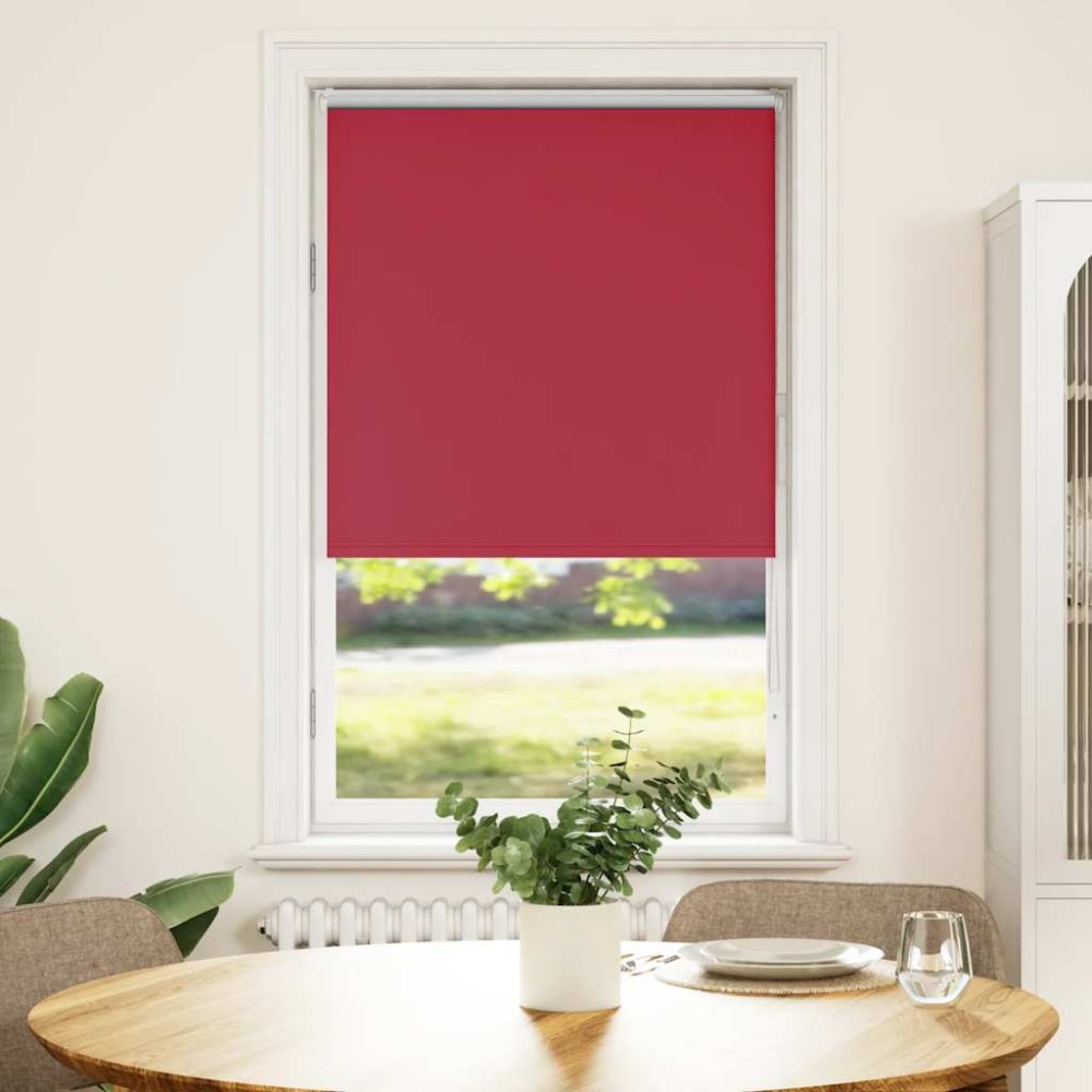 vidaXL Jaluzea cu role opace Roșu 70x150 cm lățime material 65,7 cm