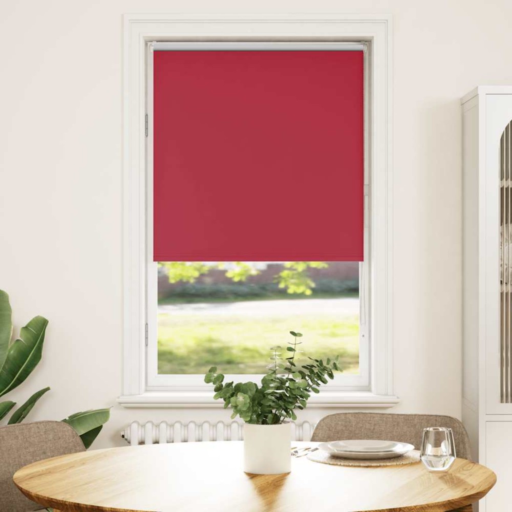 vidaXL Jaluzea cu role opace Roșu 80x150 cm lățime material 75,7 cm