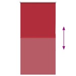 vidaXL Jaluzea cu role opace Roșu 65x175 cm lățime material 60,7 cm vidaXL Jaluzea cu role opace Roșu 65x175 cm lățime material 60,7 cm