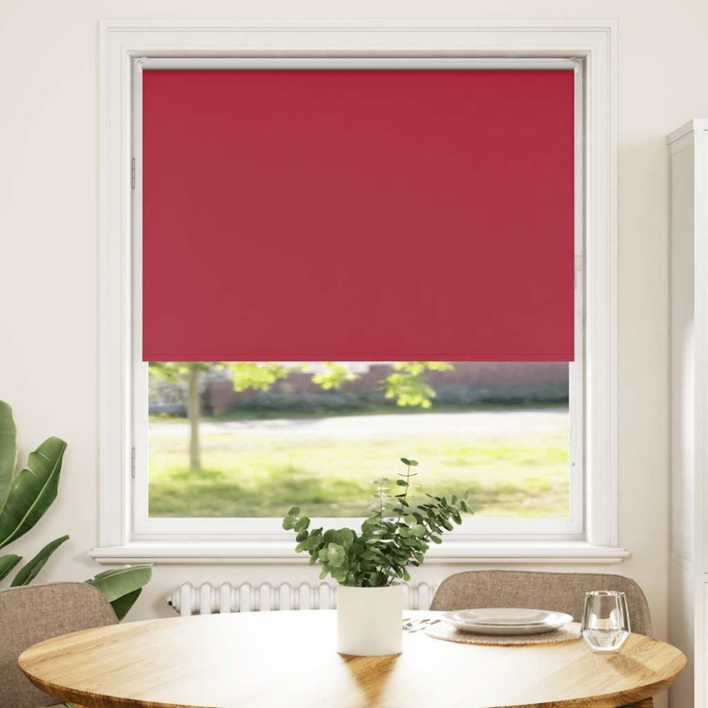 vidaXL Jaluzea cu role opace Roșu 95x175 cm Lățime material 90,7 cm