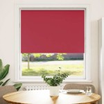 vidaXL Jaluzea cu rolă opaca Roșu 105x175 cm Latime material 100,7 cm vidaXL Jaluzea cu rolă opaca Roșu 105x175 cm Latime material 100,7 cm
