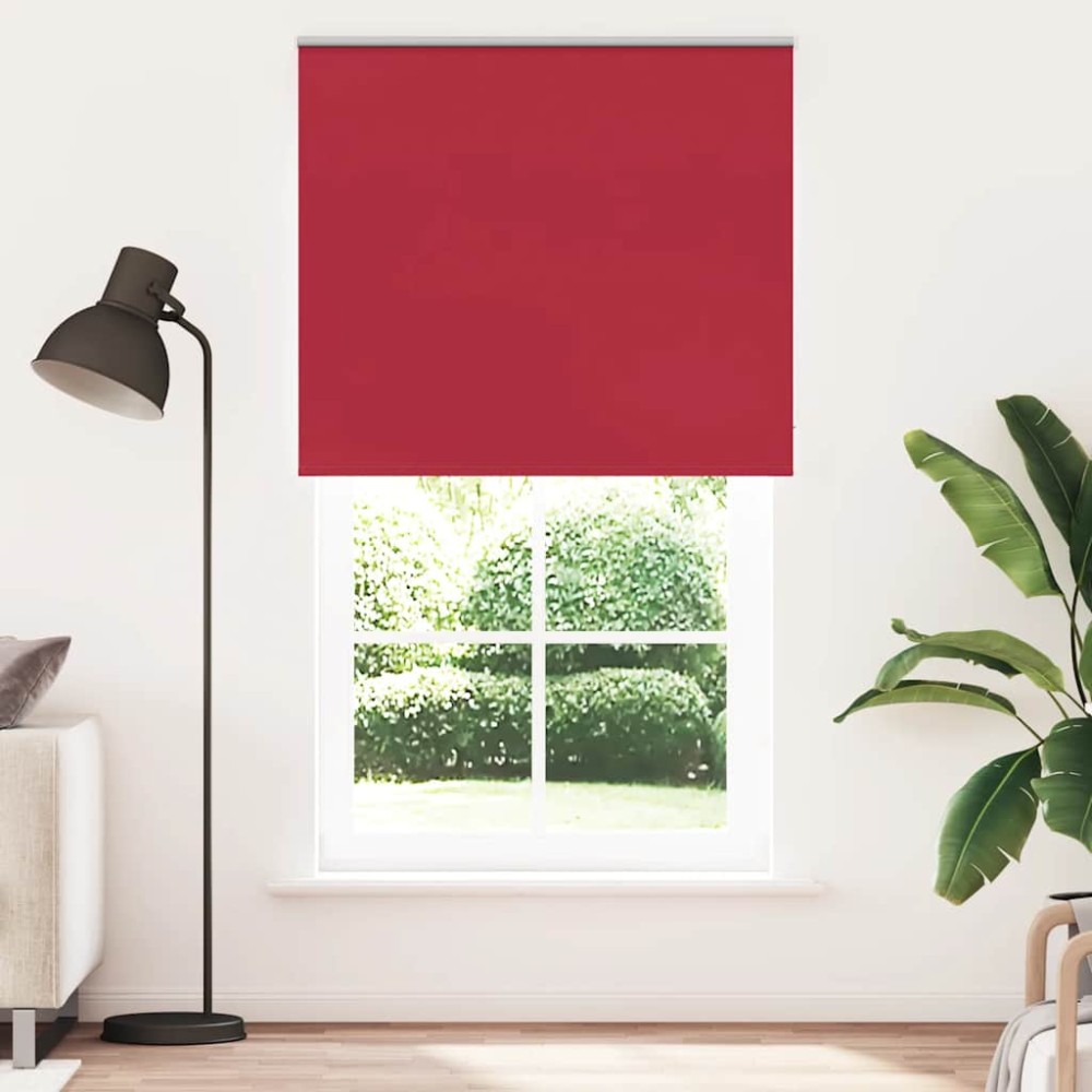 vidaXL Jaluzea cu role opace Roșu 120x210 cm Lățime material 116,6 cm