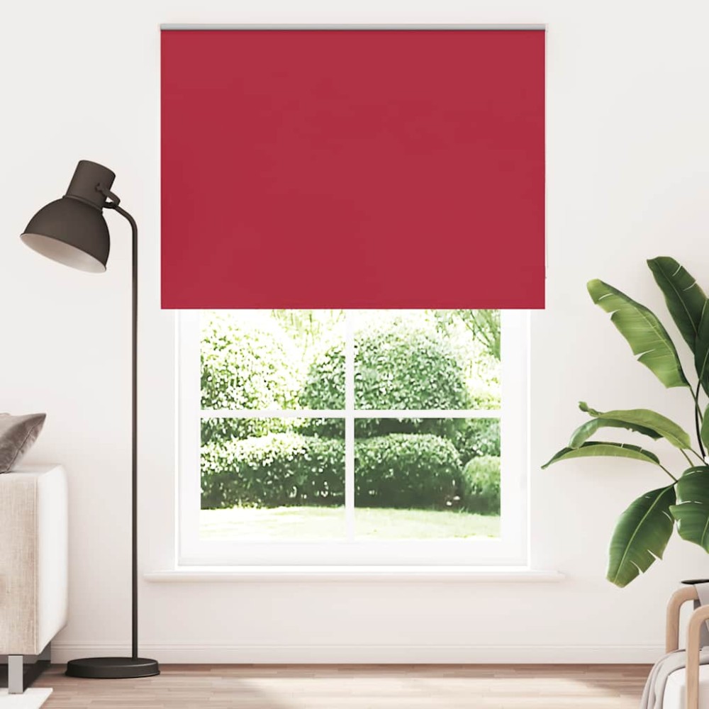 vidaXL Jaluzea cu role opace Roșu 150x210 cm Lățime material 146,6 cm