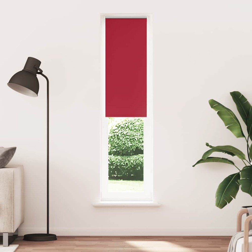 vidaXL Jaluzea cu role opace Roșu 40x230 cm lățime material 35,7 cm