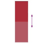 vidaXL Jaluzea cu role opace Roșu 65x230 cm lățime material 60,7 cm
