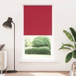 vidaXL Jaluzea cu rolă opaca Roșu 105x230 cm Latime material 100,7 cm vidaXL Jaluzea cu rolă opaca Roșu 105x230 cm Latime material 100,7 cm