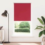 vidaXL Jaluzea cu role opace Roșu 115x230 cm Lățime material 110,7 cm vidaXL Jaluzea cu role opace Roșu 115x230 cm Lățime material 110,7 cm