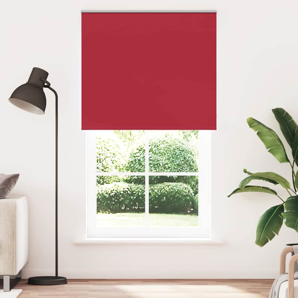 vidaXL Jaluzea cu role opace Roșu 120x230 cm Lățime material 116,6 cm