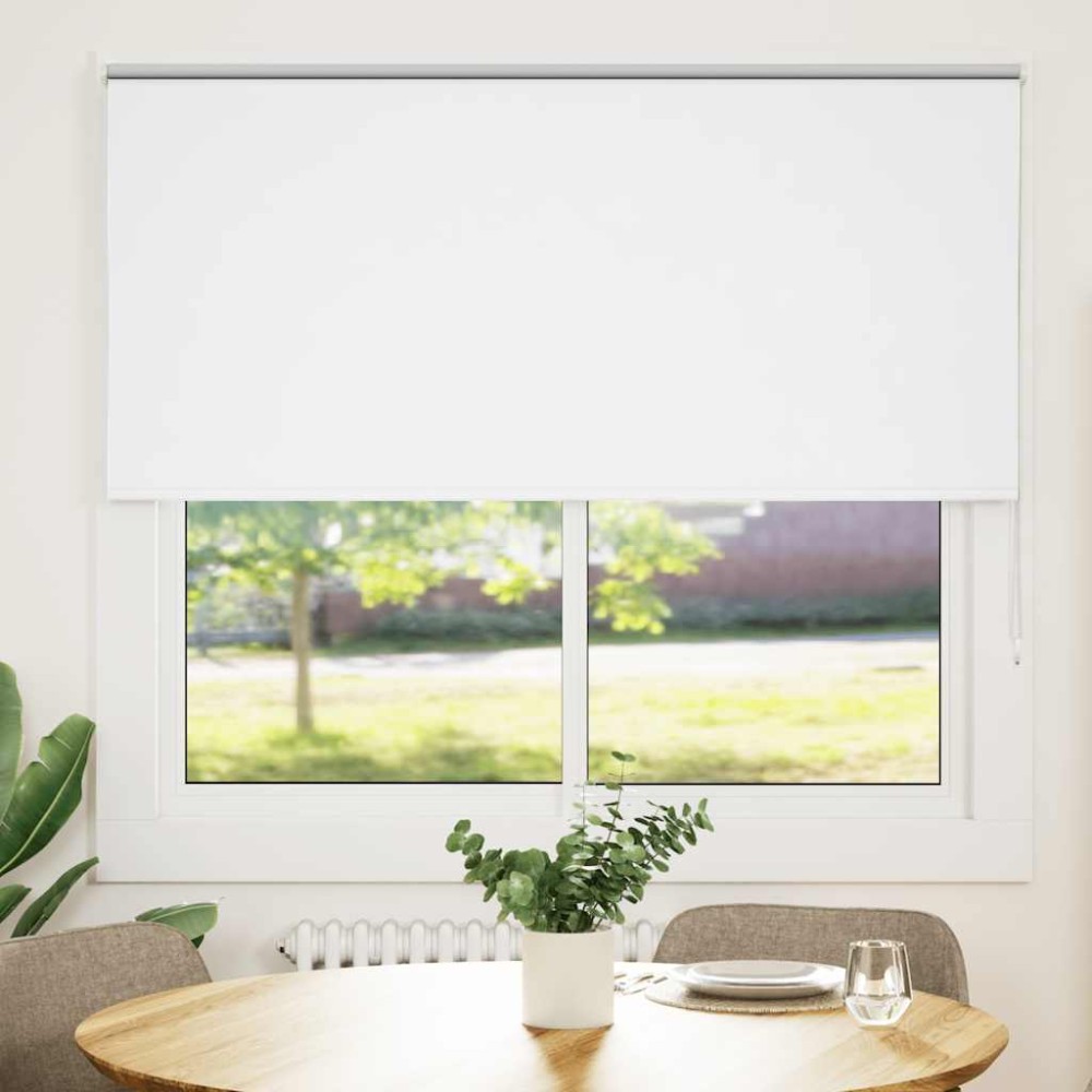 vidaXL Jaluzea cu role opace alb 160x130 cm lățime material 156,6 cm