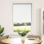 vidaXL Jaluzea cu role opace alb 75x150 cm lățime material 70,7 cm