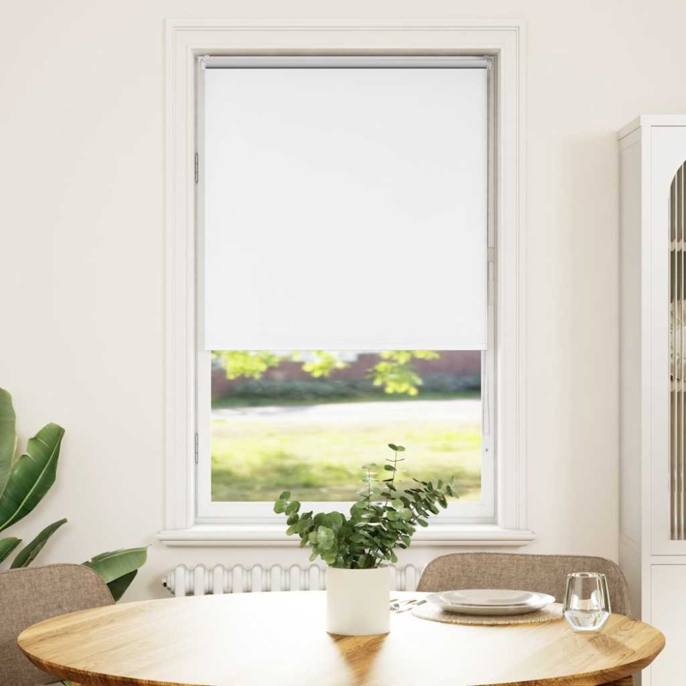 vidaXL Jaluzea cu role opace alb 80x150 cm lățime material 75,7 cm