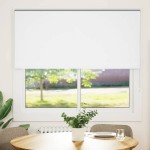 vidaXL Jaluzea cu role opace alb 150x175 cm lățime material 146,6 cm