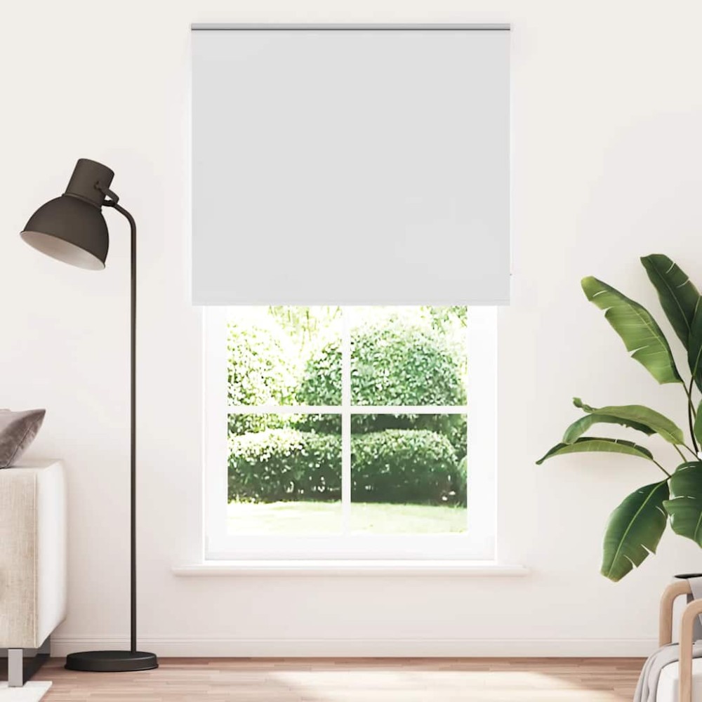 vidaXL Jaluzea cu role opace alb 140x210 cm Lățime material 136,6 cm