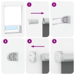 vidaXL Jaluzea cu rolă opaca galben 105x130 cm Latime material 100,7 cm