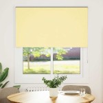 vidaXL Jaluzea cu role opace galben 130x130 cm Lățime material 126,6 cm vidaXL Jaluzea cu role opace galben 130x130 cm Lățime material 126,6 cm