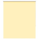 vidaXL Jaluzea cu rolă opaca galben 135x130 cm Latime material 131,6 cm