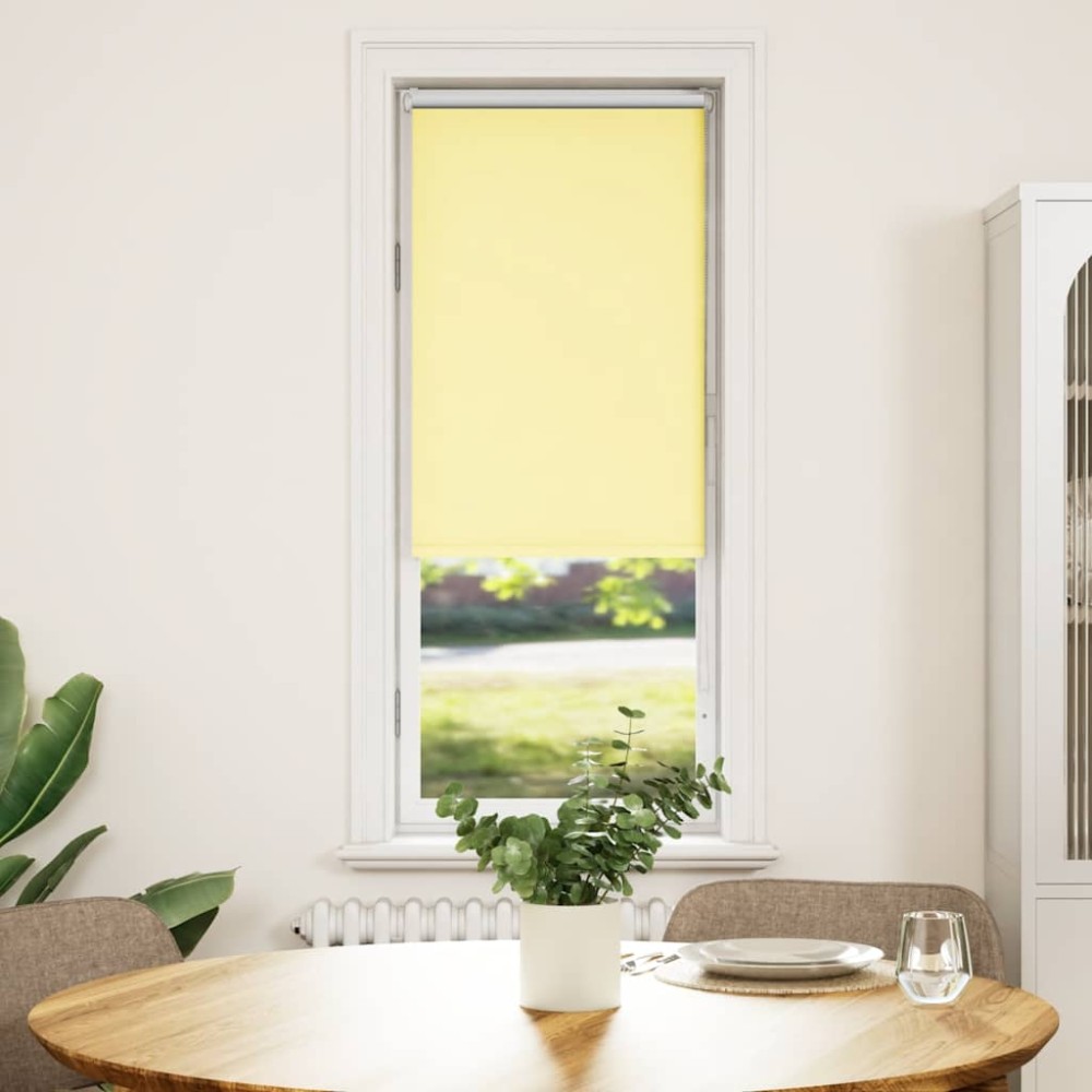 vidaXL Jaluzea cu role opace galben 55x150 cm lățime material 50,7 cm