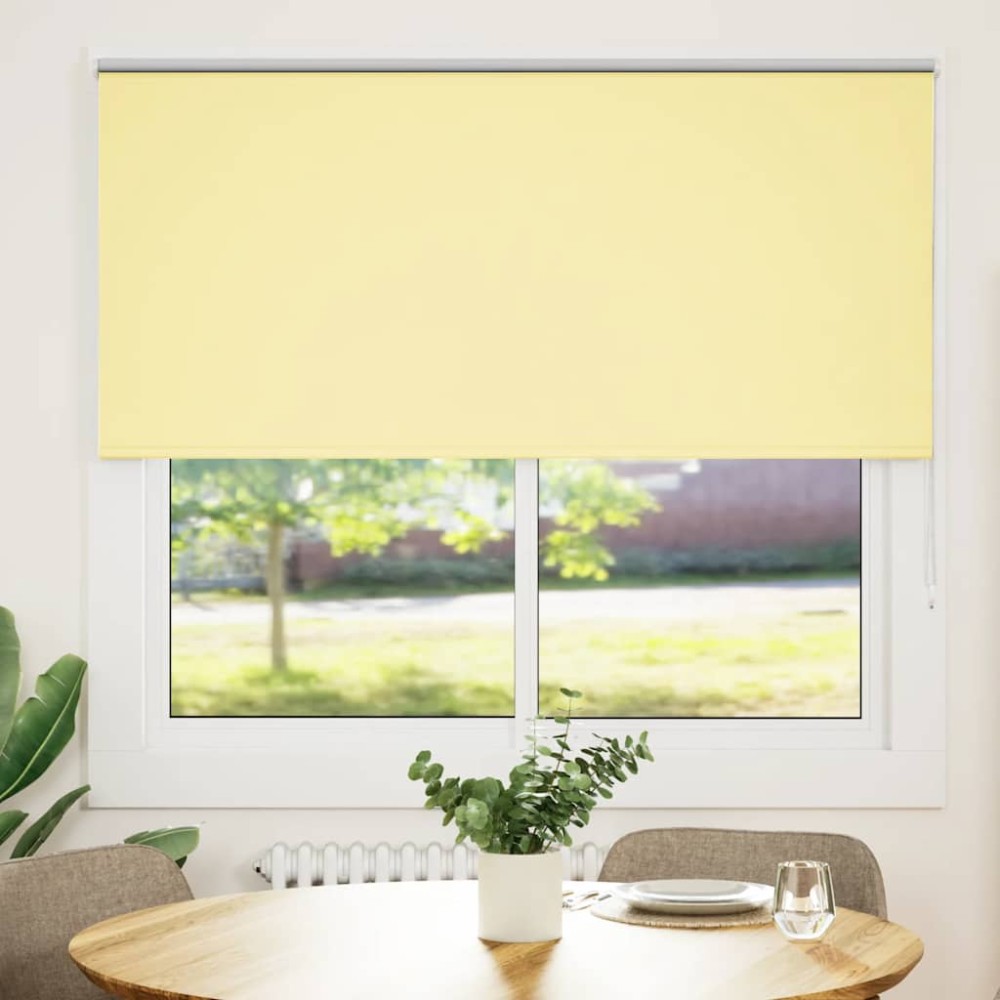 vidaXL Jaluzea cu role opace galben 160x150 cm lățime material 156,6 cm