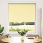 vidaXL Jaluzea cu rolă opaca Galben 105x175 cm Latime material 100,7 cm
