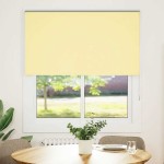 vidaXL Jaluzea cu rolă opaca Galben 135x175 cm Latime material 131,6 cm