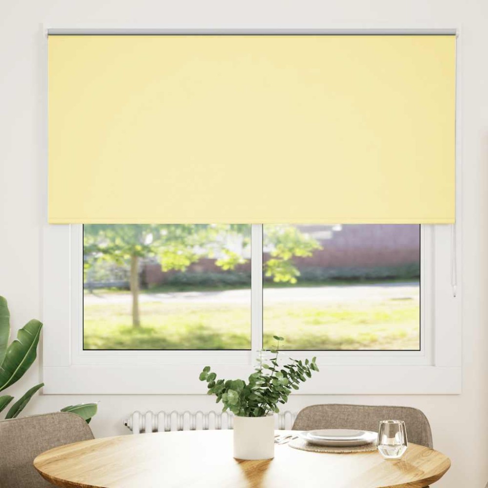 vidaXL Jaluzea cu role opace Galben 165x175 cm Lățime material 161,6 cm