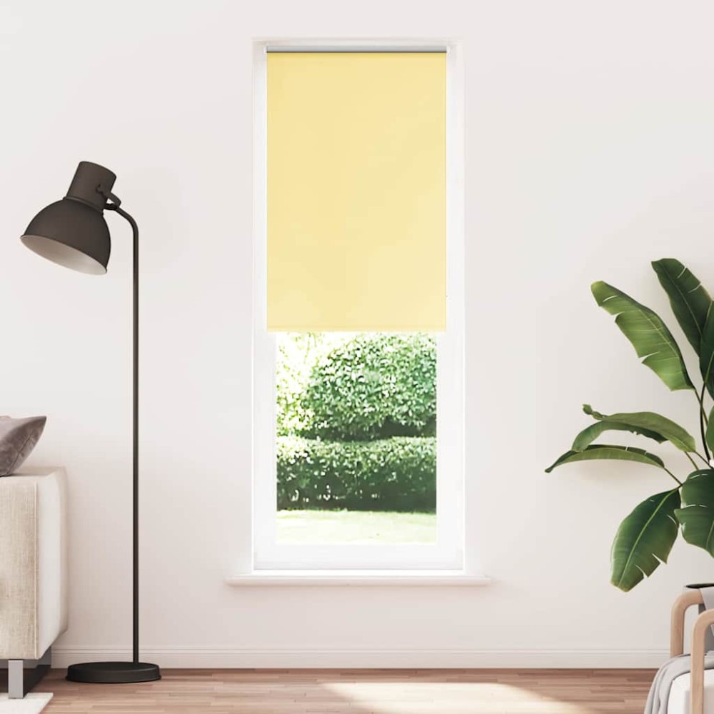 vidaXL Jaluzea cu role opace galben 80x230 cm lățime material 75,7 cm