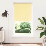 vidaXL Jaluzea cu rolă opaca galben 105x230 cm Latime material 100,7 cm
