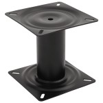 vidaXL Piedestal pentru scaun de barcă, negru, 18 cm, oțel vidaXL Piedestal pentru scaun de barcă, negru, 18 cm, oțel