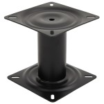 vidaXL Piedestal pentru scaun de barcă, negru, 18 cm, oțel vidaXL Piedestal pentru scaun de barcă, negru, 18 cm, oțel