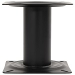 vidaXL Piedestal pentru scaun de barcă, negru, 18 cm, oțel vidaXL Piedestal pentru scaun de barcă, negru, 18 cm, oțel