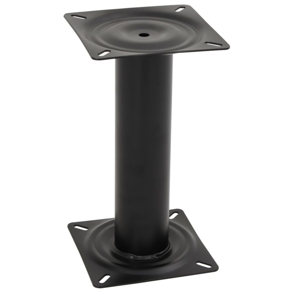 vidaXL Piedestal pentru scaun de barcă, negru, 33 cm, oțel