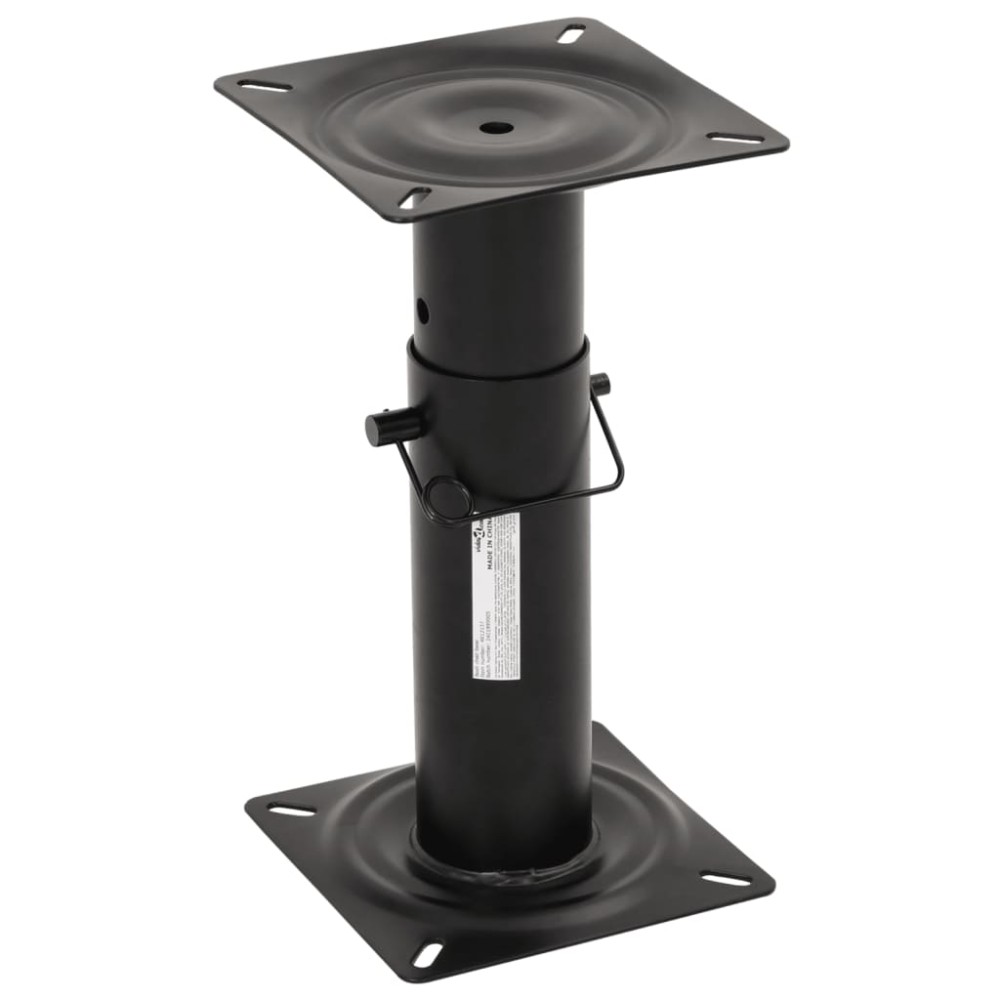 vidaXL Piedestal pentru scaun de barcă, reglabil, 28-45,5 cm, oțel