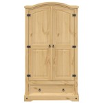 vidaXL Șifonier „Corona”, 102x52x186 cm, lemn masiv de pin