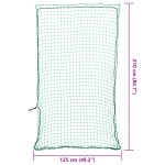 vidaXL Plasă de remorcă cu funie elastică, verde, 2,1x1,25 m, PP vidaXL Plasă de remorcă cu funie elastică, verde, 2,1x1,25 m, PP