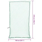vidaXL Plasă de remorcă cu funie elastică, verde, 2,7x1,5 m, PP vidaXL Plasă de remorcă cu funie elastică, verde, 2,7x1,5 m, PP