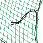 vidaXL Plasă de remorcă cu funie elastică, verde, 4x2 m, PP vidaXL Plasă de remorcă cu funie elastică, verde, 4x2 m, PP