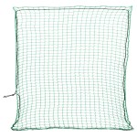 vidaXL Plasă de remorcă cu funie elastică, verde, 3x3 m, PP