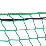 vidaXL Plasă de remorcă cu funie elastică, verde, 3,5x3 m, PP