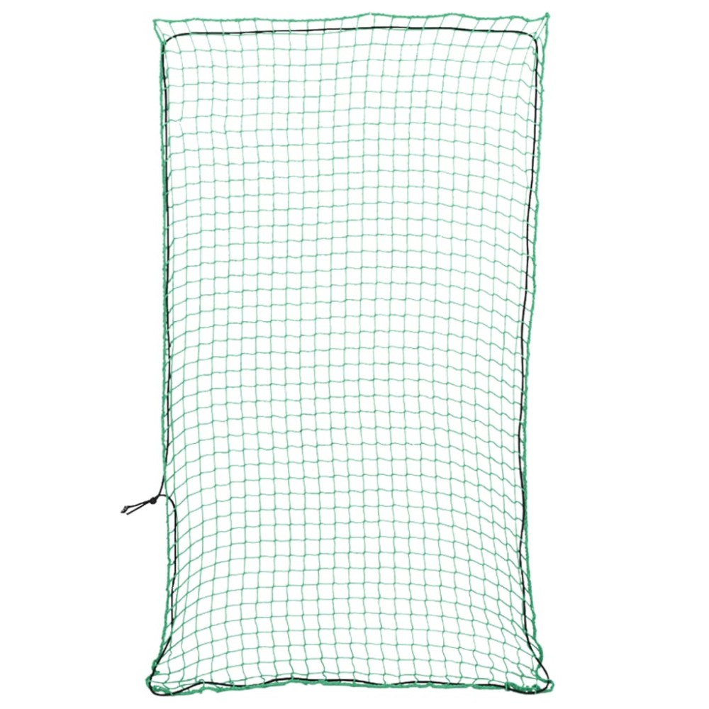 vidaXL Plasă de remorcă cu funie elastică, verde, 5x3 m, PP