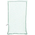 vidaXL Plasă de remorcă cu funie elastică, verde, 5x3 m, PP
