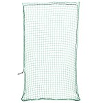 vidaXL Plasă de remorcă cu funie elastică, verde, 6x3,5 m, PP