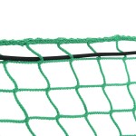 vidaXL Plasă de remorcă cu funie elastică, verde, 6x3,5 m, PP