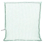 vidaXL Plasă de remorcă cu funie elastică, verde, 4x4 m, PP
