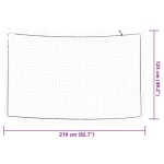vidaXL Plasă de remorcă cu funie elastică, alb, 2,1x1,25 m, PP vidaXL Plasă de remorcă cu funie elastică, alb, 2,1x1,25 m, PP