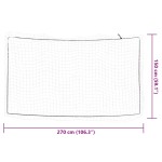 vidaXL Plasă de remorcă cu funie elastică, alb, 2,7x1,5 m, PP vidaXL Plasă de remorcă cu funie elastică, alb, 2,7x1,5 m, PP