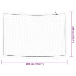 vidaXL Plasă de remorcă cu funie elastică, alb, 3x2 m, PP vidaXL Plasă de remorcă cu funie elastică, alb, 3x2 m, PP