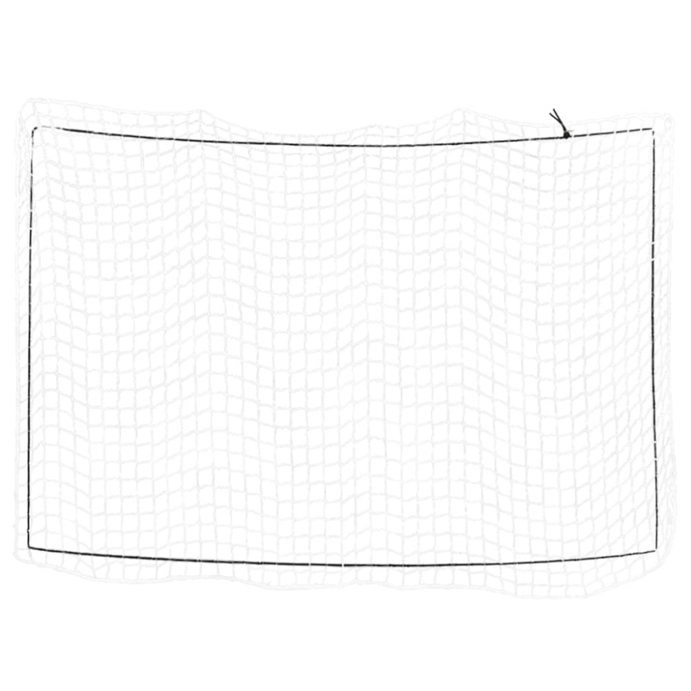 vidaXL Plasă de remorcă cu funie elastică, alb, 3,5x2,5 m, PP
