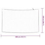 vidaXL Plasă de remorcă cu funie elastică, alb, 4x2,5 m, PP vidaXL Plasă de remorcă cu funie elastică, alb, 4x2,5 m, PP